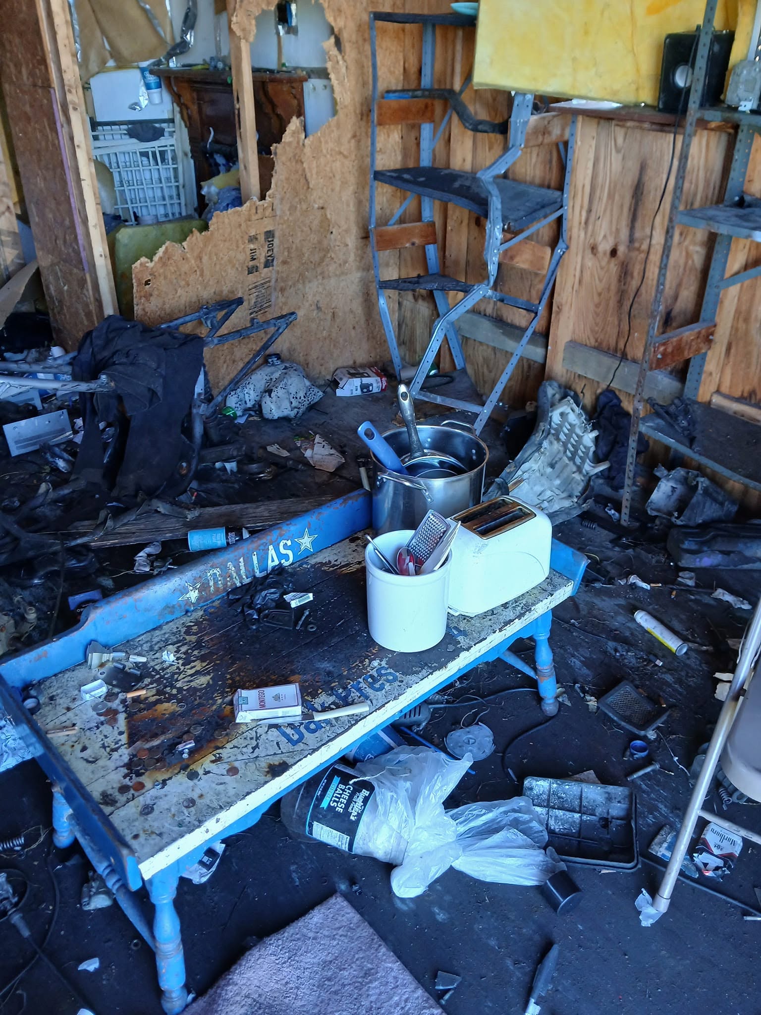 Property cleanup work by Sherrie and Ray's in Zanesville Ohio